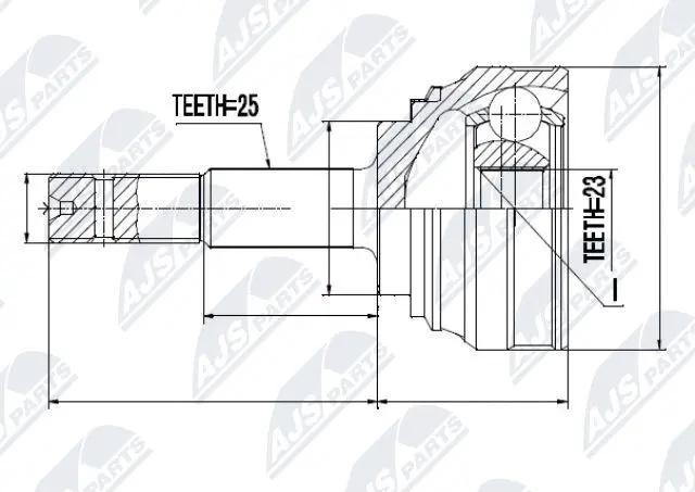 Joint Kit, drive shaft (NPZ-NS-020)