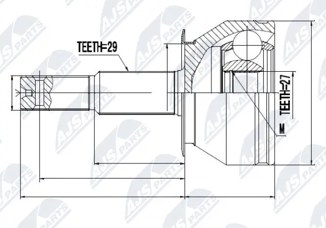 Joint Kit, drive shaft (NPZ-NS-081)
