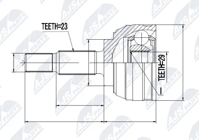Joint Kit, drive shaft (NPZ-RE-029)
