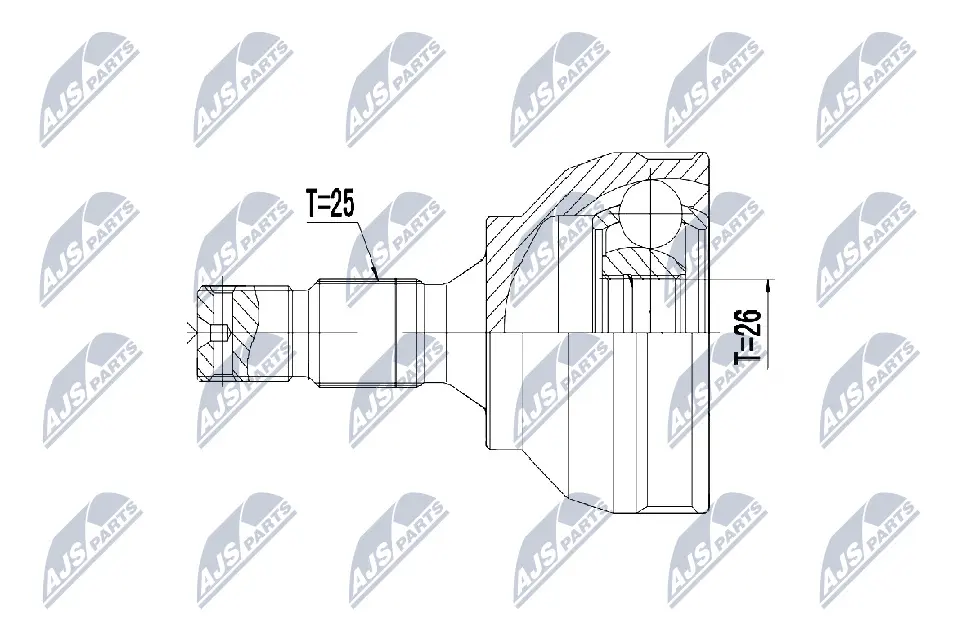 Joint Kit, drive shaft (NPZ-CT-022)