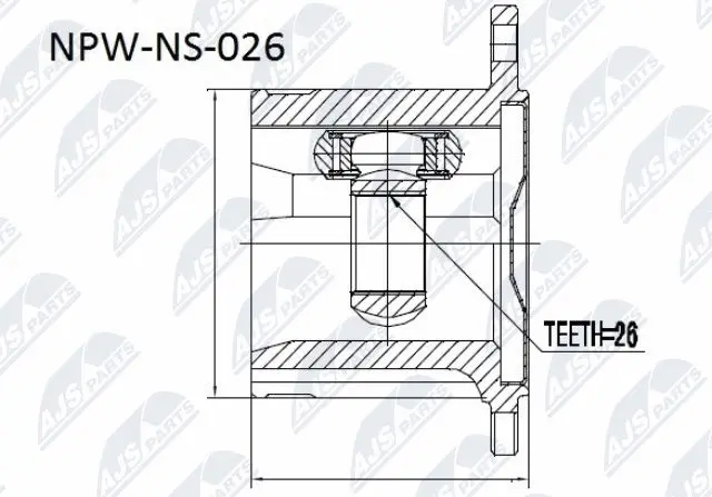Joint Kit, drive shaft (NPW-NS-026)