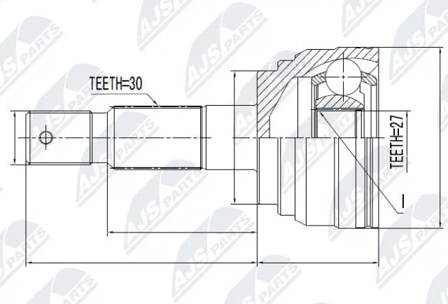 Joint Kit, drive shaft (NPZ-TY-070)