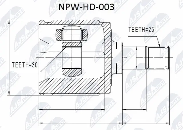 Joint Kit, drive shaft (NPW-HD-003)