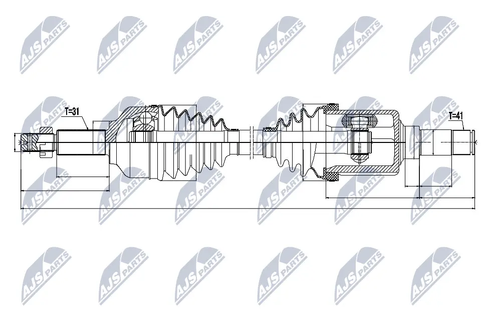 Drive Shaft (NPW-FR-073)