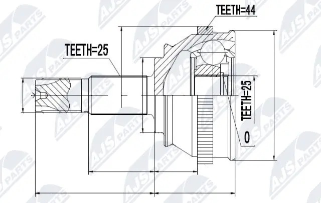 Joint Kit, drive shaft (NPZ-FT-017)