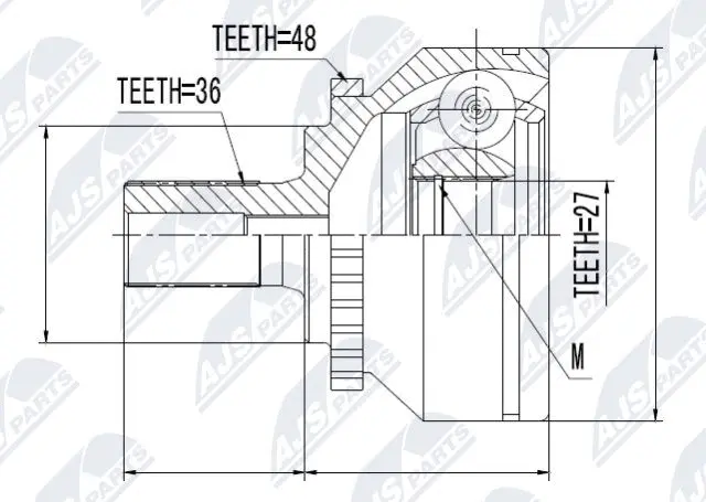 Joint Kit, drive shaft (NPZ-VV-013)