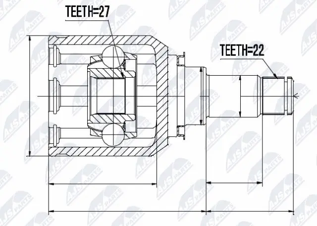 Joint Kit, drive shaft (NPW-ME-007)