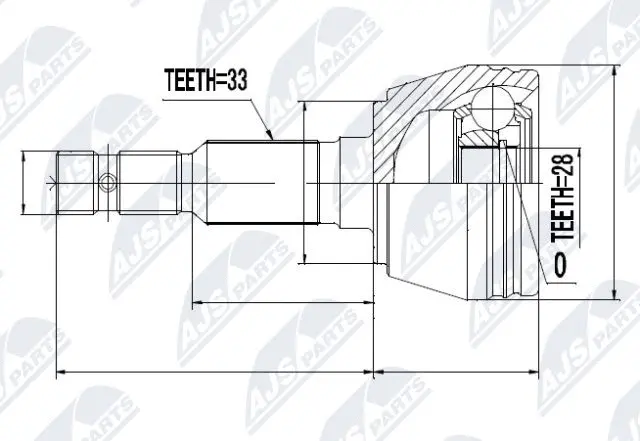 Joint Kit, drive shaft (NPZ-PL-013)