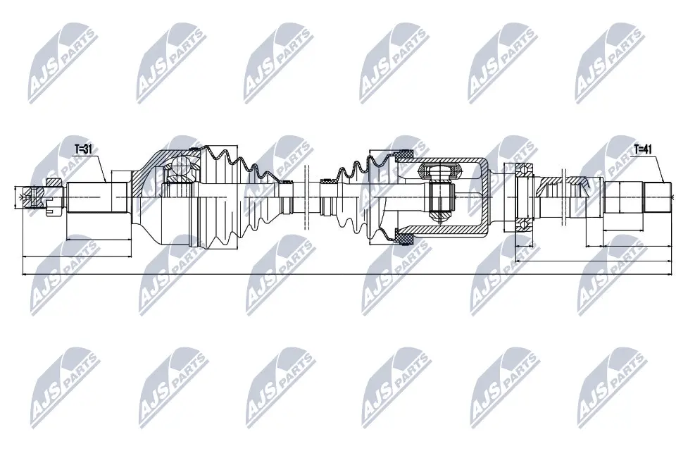 Drive Shaft (NPW-FR-076)