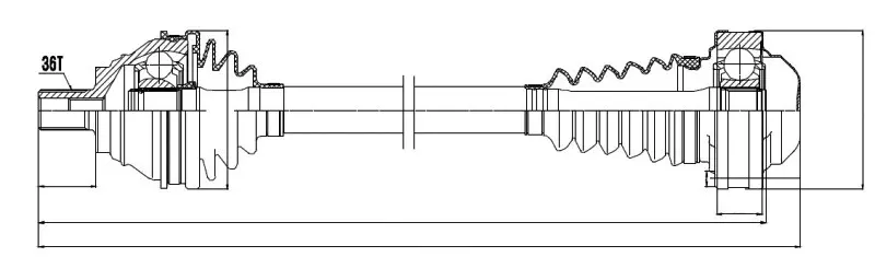 Drive Shaft (NPW-VW-032)
