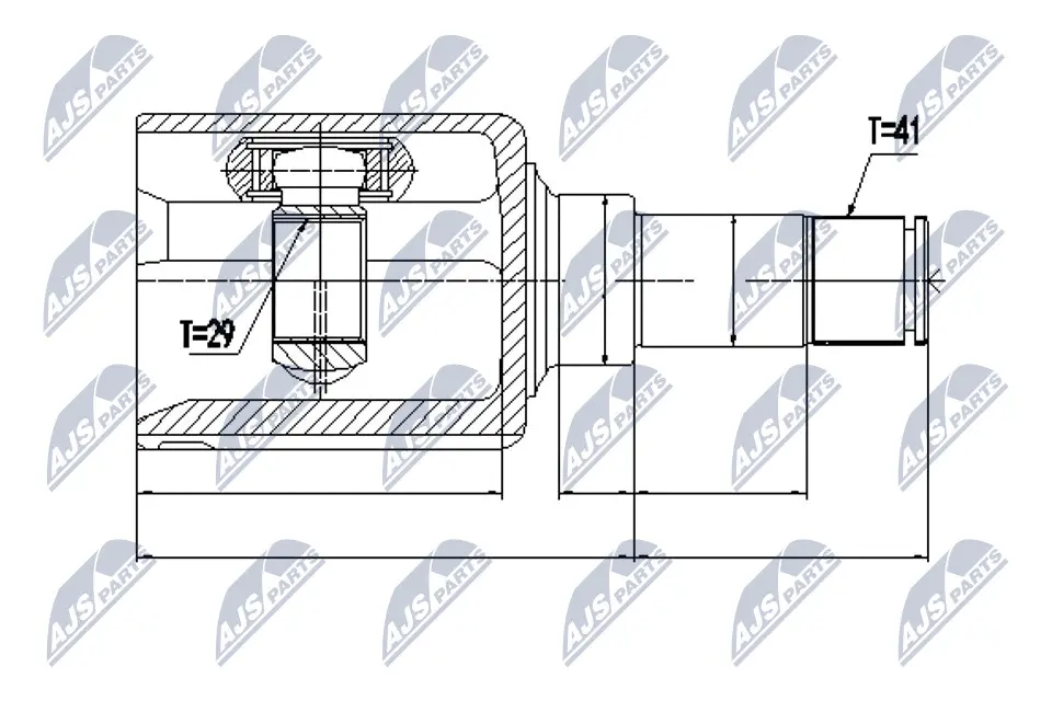 Joint Kit, drive shaft (NPW-FR-077)