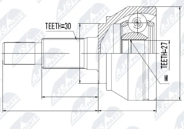 Joint Kit, drive shaft (NPZ-VW-027)