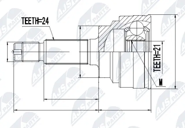 Joint Kit, drive shaft (NPZ-KA-342)