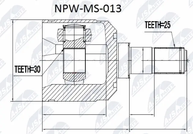 Joint Kit, drive shaft (NPW-MS-013)