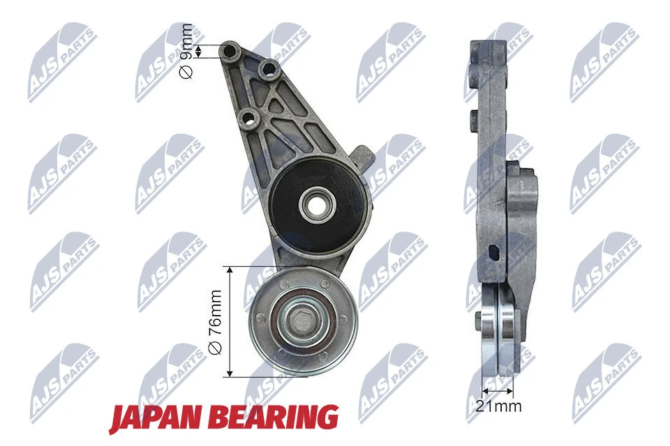 Tensioner Pulley, V-ribbed belt (RNK-AU-022)