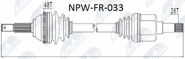 Drive Shaft (NPW-FR-033)