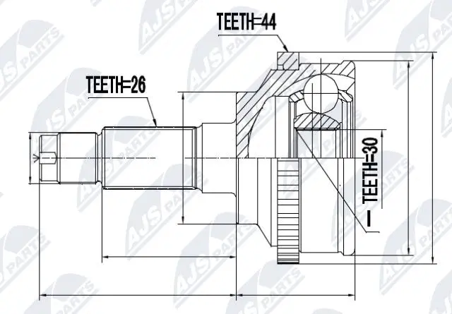 Joint Kit, drive shaft (NPZ-MZ-017)