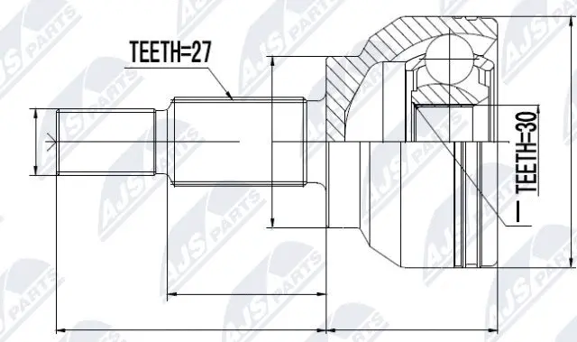 Joint Kit, drive shaft (NPZ-RE-036)