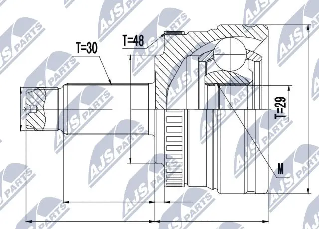Joint Kit, drive shaft (NPZ-LR-013)