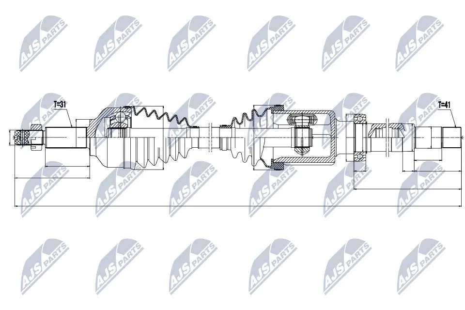 Drive Shaft (NPW-FR-074)