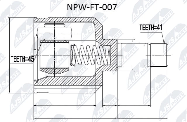 Joint Kit, drive shaft (NPW-FT-007)