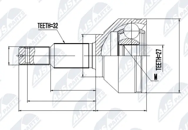 Joint Kit, drive shaft (NPZ-NS-055)
