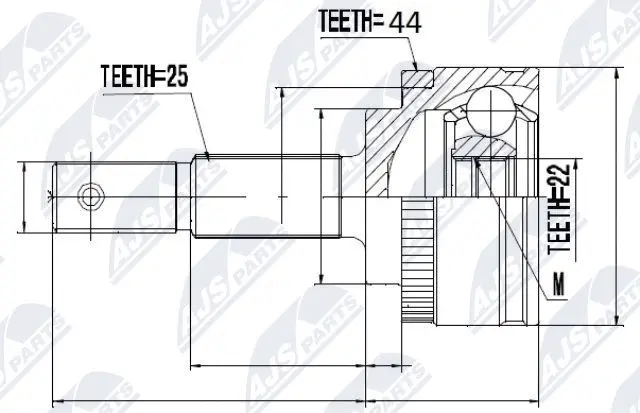 Joint Kit, drive shaft (NPZ-NS-074)