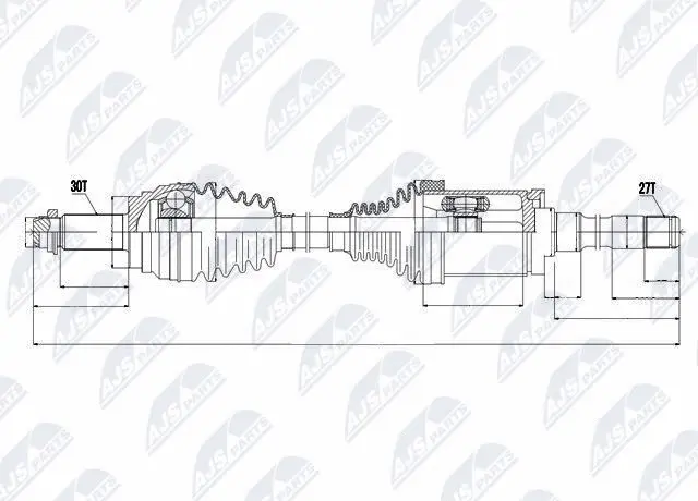 Drive Shaft (NPW-BM-016)