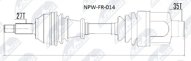 Drive Shaft (NPW-FR-014)