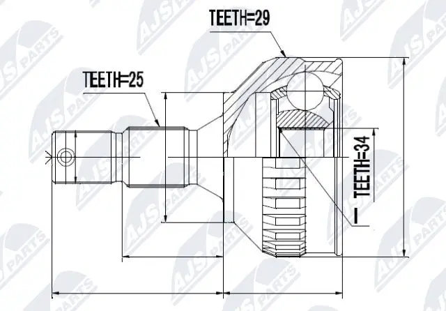 Joint Kit, drive shaft (NPZ-PE-013)