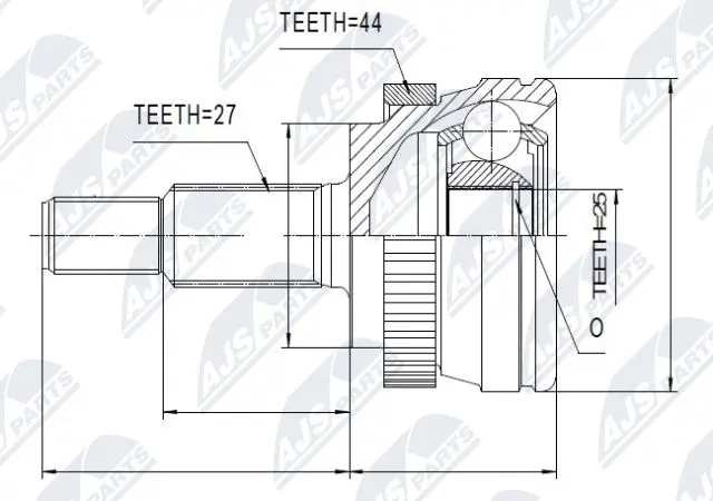 Joint Kit, drive shaft (NPZ-RE-033)