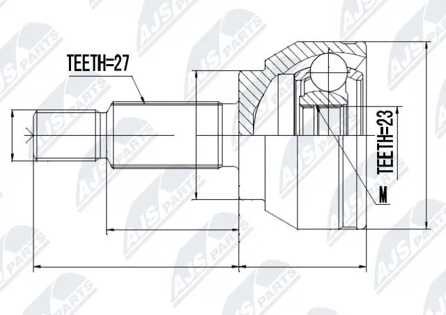 Joint Kit, drive shaft (NPZ-FR-028)