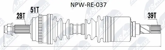 Drive Shaft (NPW-RE-037)