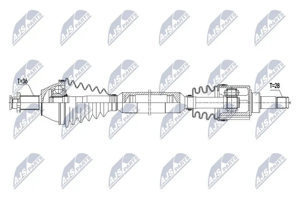 Drive Shaft (NPW-VW-071)