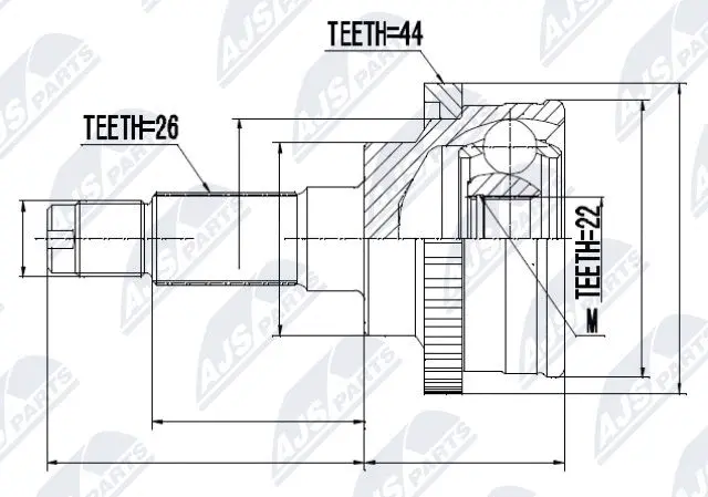 Joint Kit, drive shaft (NPZ-MZ-011)