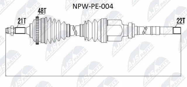 Drive Shaft (NPW-PE-004)