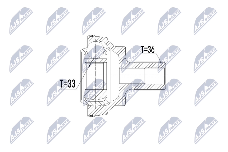Joint Kit, drive shaft (NPZ-VW-047)