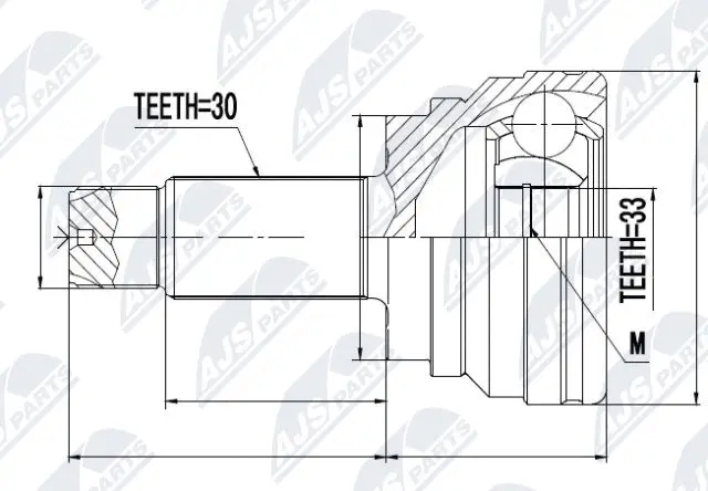Joint Kit, drive shaft (NPZ-BM-005)