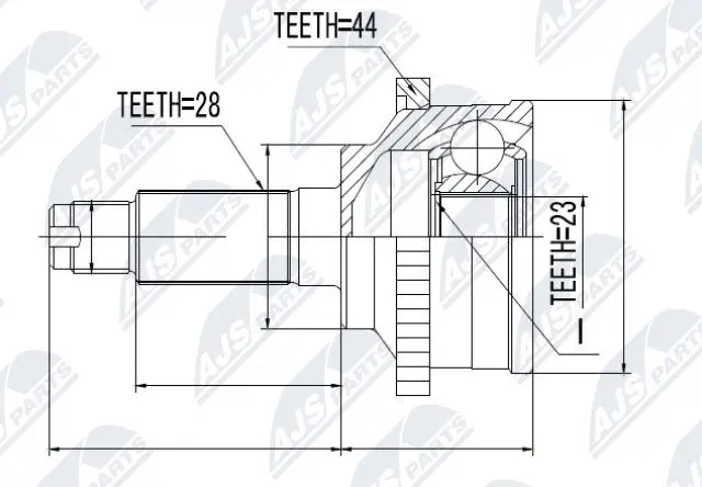 Joint Kit, drive shaft (NPZ-MZ-026)