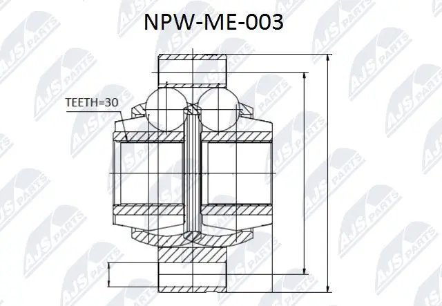 Joint Kit, drive shaft (NPW-ME-003)