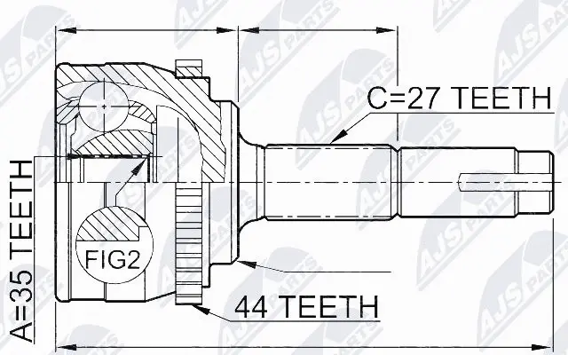 Joint Kit, drive shaft (NPZ-NS-062)