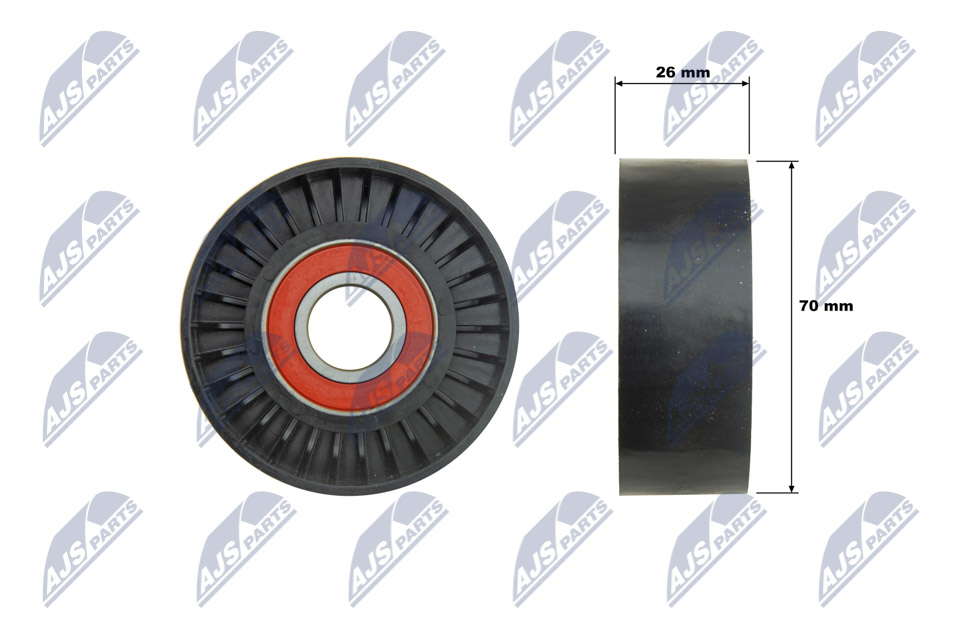 Belt Tensioner, V-ribbed belt (RNK-PL-046)