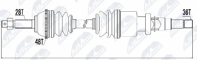 Drive Shaft (NPW-FR-032)