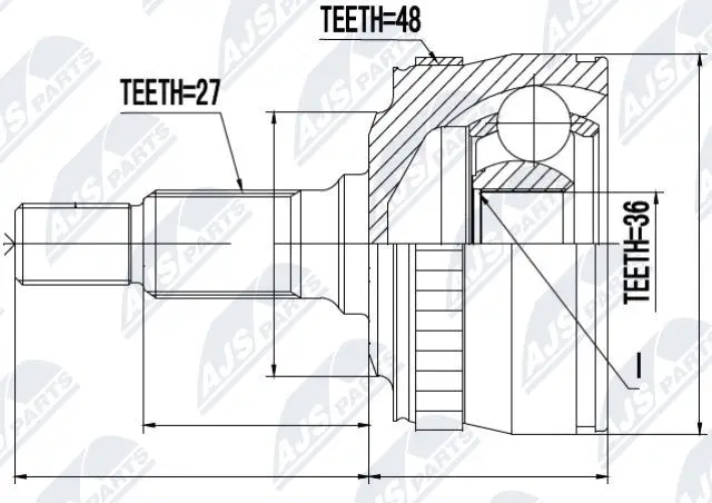 Joint Kit, drive shaft (NPZ-ME-006)