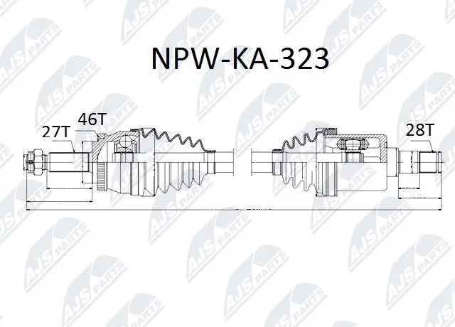 Drive Shaft (NPW-KA-323)