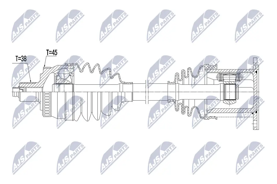 Drive Shaft (NPW-AU-029)