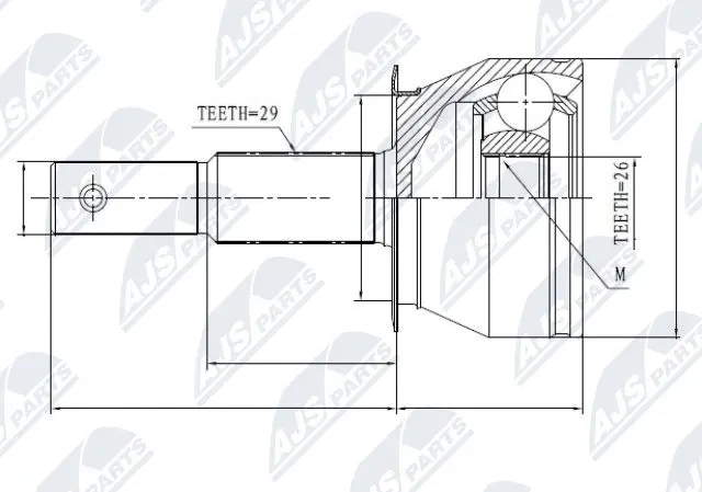 Joint Kit, drive shaft (NPZ-NS-085)