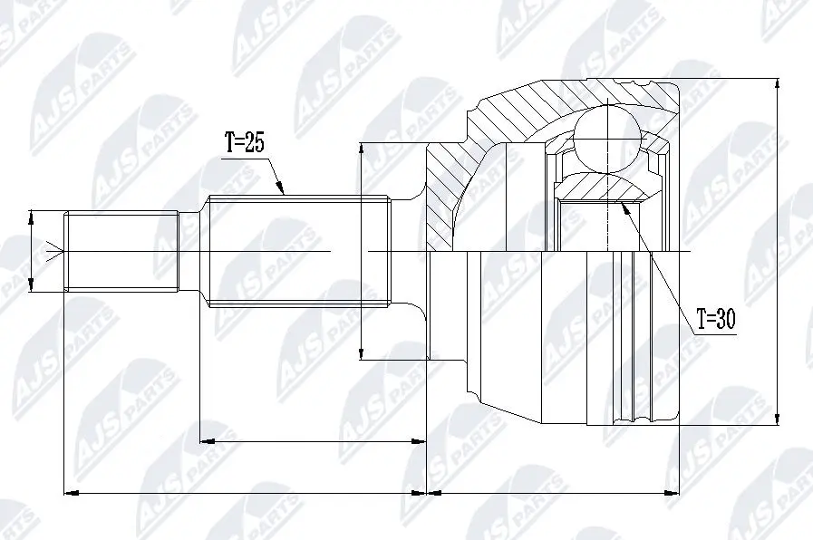 Joint Kit, drive shaft (NPZ-RE-032)