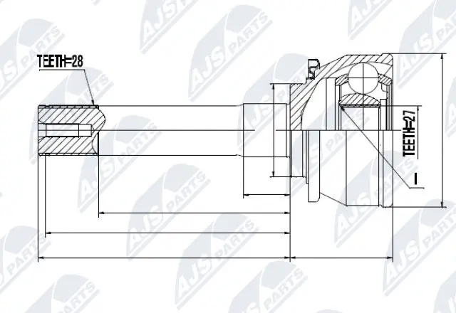 Joint Kit, drive shaft (NPZ-MS-016)