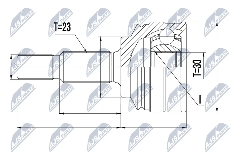 Joint Kit, drive shaft (NPZ-RE-053)